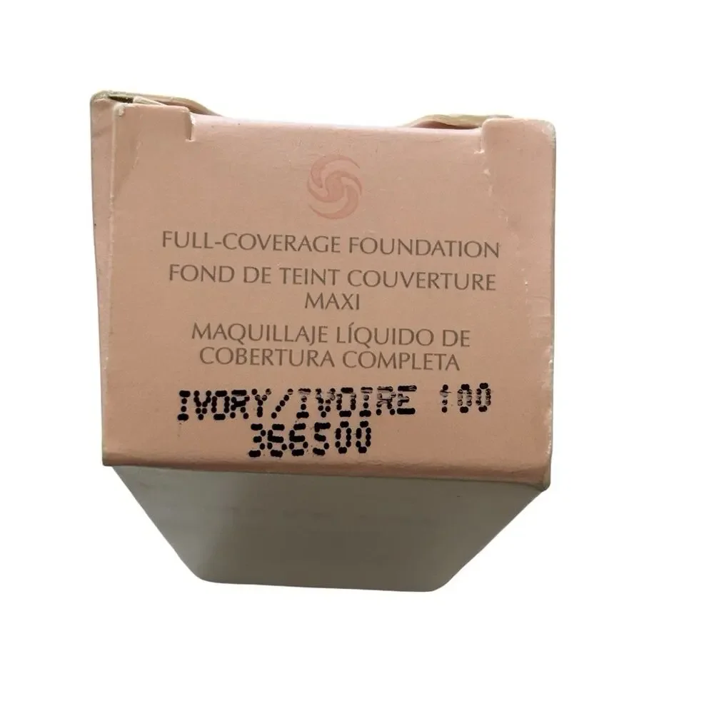 MARY KAY Ivory 100 Medium Coverage Foundation NIB Full Size for fair skin tones